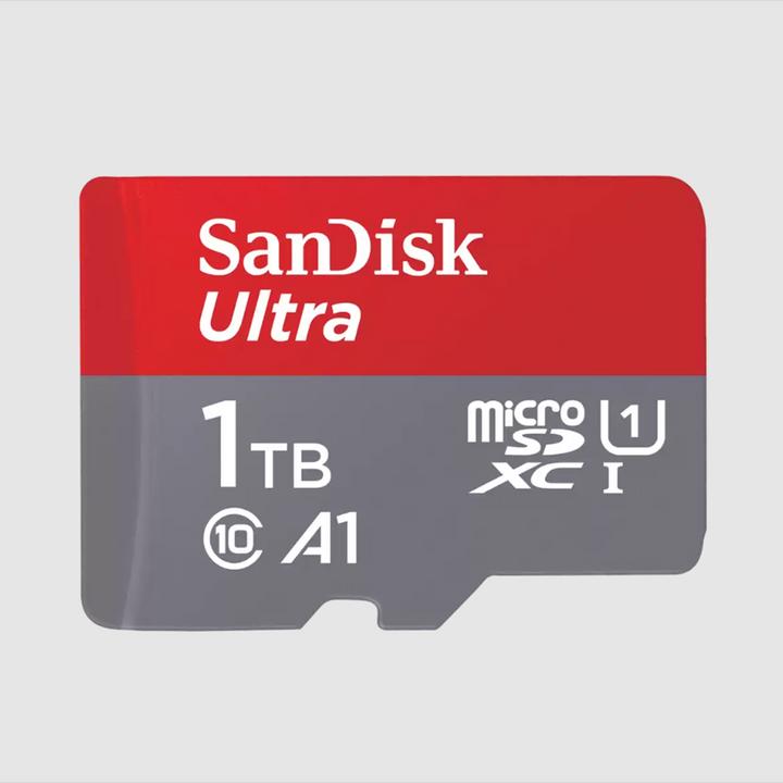 Actual product image SanDisk Ultra mit Adapter (1000 GB, microSDXC, U1, UHS-I)