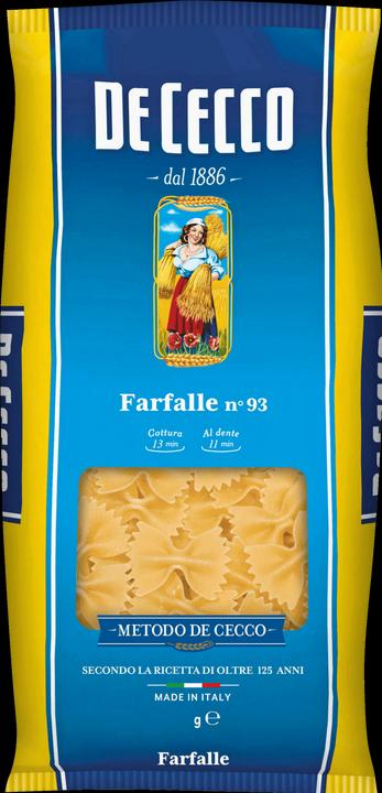 Image du produit De Cecco FARFALLE NR.93 (500 g)