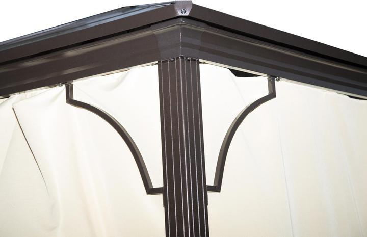 Image du produit Outsunny Pavillon de luxe avec toit translucide (300 cm, 300 cm)