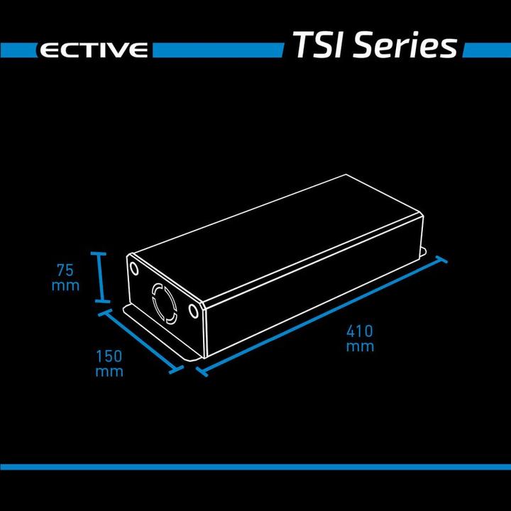 Produktbild Ective TSI 10 Sinus-Wechselrichter 1000W 24V
