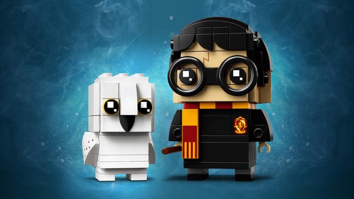 Image du produit LEGO Harry Potter et Hedwig (41615, LEGO Brickheadz)