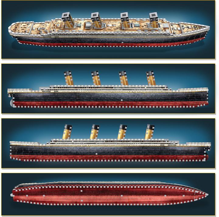 Actual product image Wrebbit 3D Titanic (440 pieces)