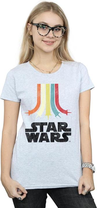 Immagine prodotto Star Wars Retro Rainbow Maglietta Donna (L)