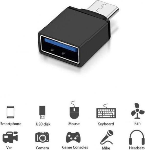 Produktbild Maclean MCE470 - Adapter mit OTG-Funktio für USB-Stick Festplatte Tablet Smartphon (USB-A, USB Typ C)