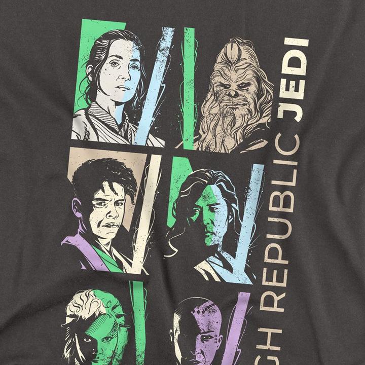Actual product image Star Wars Unisex Adult High Republic Jedi Pastel T-Shirt (L)