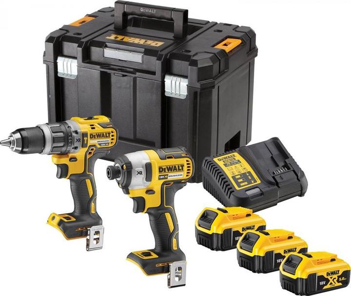 Actual product image DeWalt DCK266P3T-QW XR combopack 18V Li-ion 5.0Ah (Rechargeable battery operated)