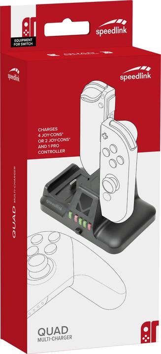 Image du produit Speedlink Multichargeur quadruple (Switch)