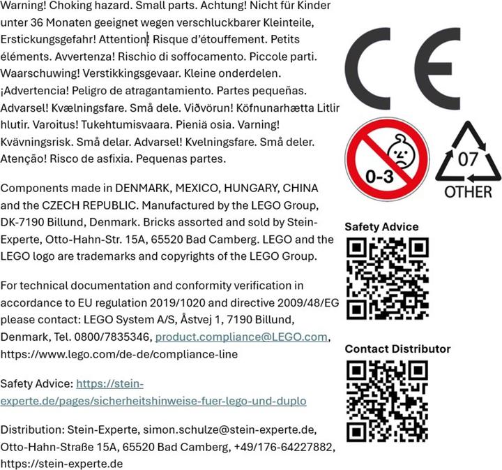 Immagine prodotto LEGO Kiloware - Pietre miste - 1 chilo - NUOVO (Accessori LEGO)