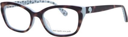 Kate Spade Arabel 2nl Brille für Frauen Havanna Grünes Muster Vollrand 49mm