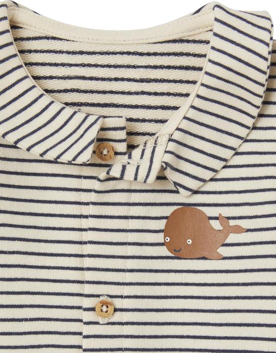 Produktbild Vertbaudet Gestreifter Baby Overall Oeko-Tex