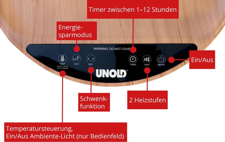 Image du produit Unold Table d'aérotherme Henry (2000 W)