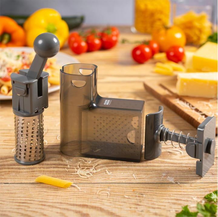 Actual product image Kuhn Rikon Ratchet cheese grater grey
