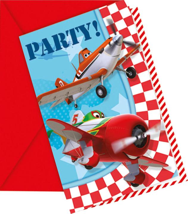 Image du produit Disney Invitations d'anniversaire (paquet de 6) (6 pcs)