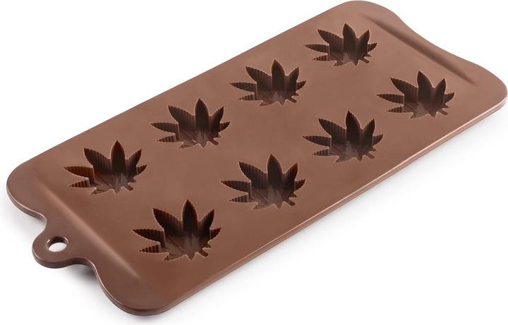 Immagine prodotto Ibili Stampo in silicone per cioccolatini con motivo canapa 10,5x21x2,5 cm Stampo per la preparazione del
