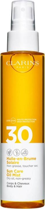 Image du produit Clarins Sun - Huile-en-Brume Solaire Corps & Cheveux SPF30 (Crème solaire visage, SPF 30, 150 ml, 190 g)