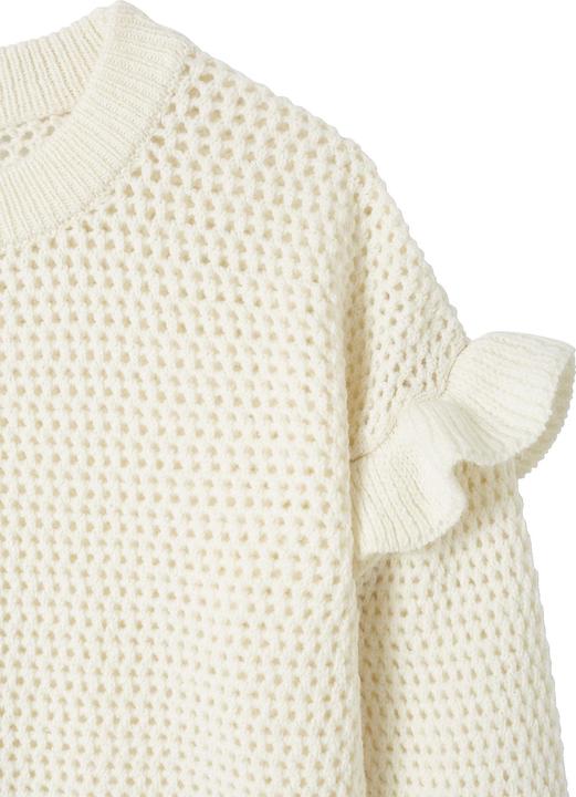 Actual product image Vertbaudet Girls' jumper with flounces (128)