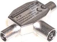 Actual product image E+P BKV 220 cable splitter silver cable splitter or combiner (Antenna cable)