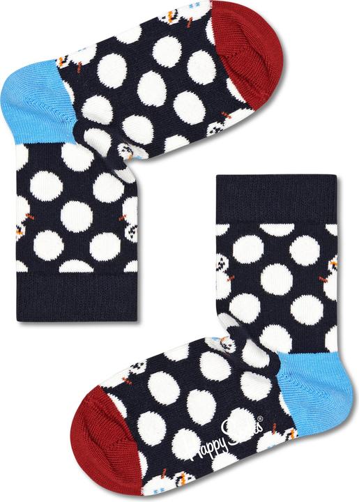 Immagine prodotto Happy Socks Pupazzo di neve a grandi punti per bambini (Confezione singola, 28 - 31)