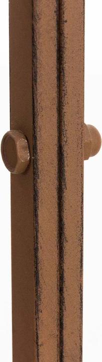 Image du produit Swisshandel24 Demi-pavillon Rosie avec banc, brun antique (58 cm, 120 cm)