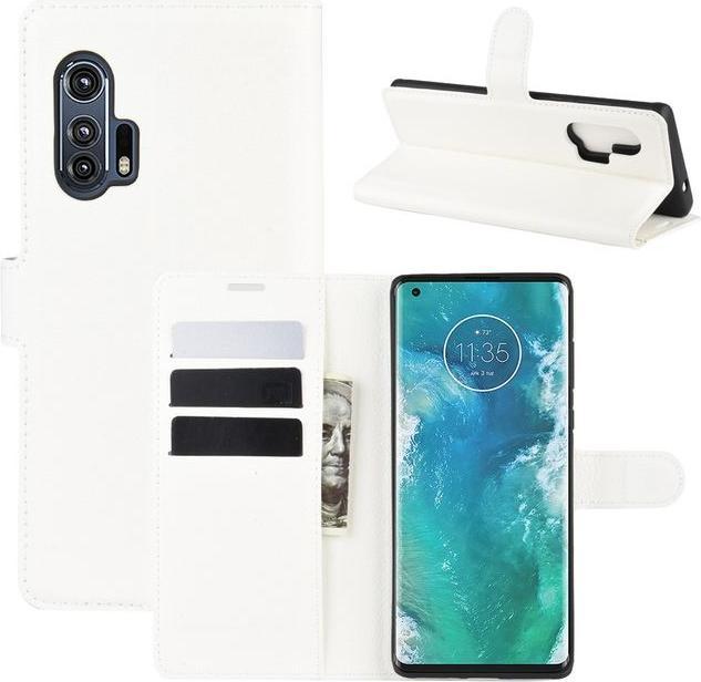 Productafbeelding MU Classic Litchi Leren Boekomslag Serie (Motorola Edge+)