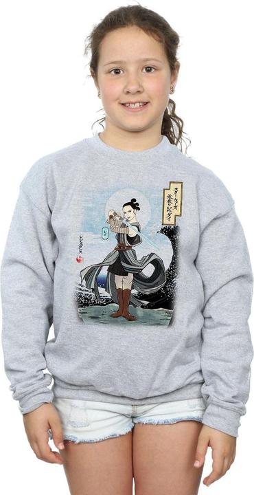 Produktbild Star Wars The Last Jedi Japanese Rey Sweatshirt Mädchen (128)