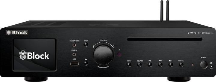 Produktbild Block RECEIVER CVR-10 BLACK (Stereo, FM, DAB+)