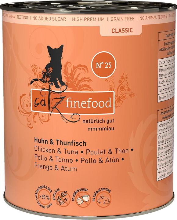 Immagine prodotto Catz Finefood No.25 Pollo e tonno (Adulto, 6 pz., 800 g)