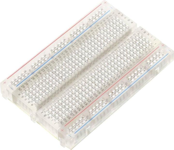 Produktbild Tru Components Steckplatine selbstklebend Transparent Polzahl Gesamt 400 (L x B (Platine)