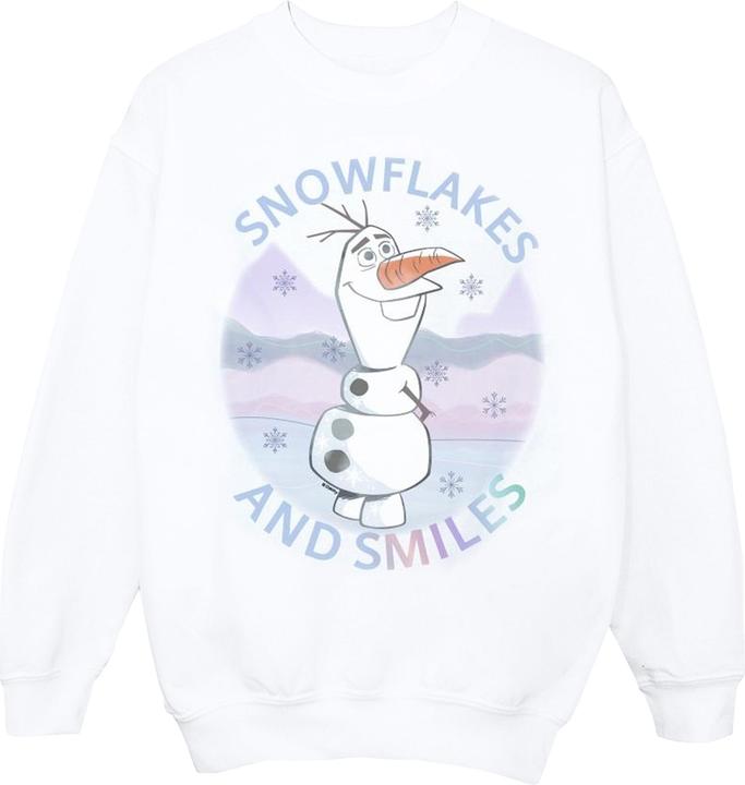 Actual product image Disney Boys Frozen 2 Olaf Snowflakes And Smiles Sweatshirt (152, 158)