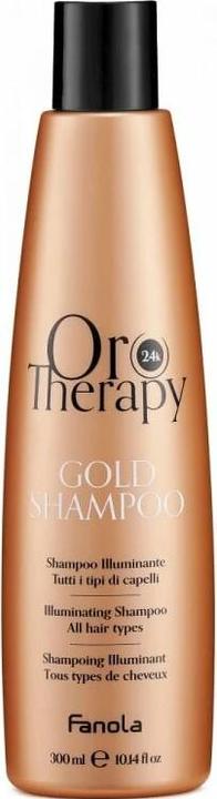 Produktbild Fanola Oro Therapy 24K Gold Shampoo - 300ml (300 ml, Flüssiges Shampoo)