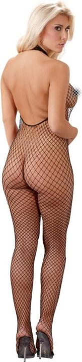 Immagine prodotto Mandy Mystery Catsuit a rete con colletto di pizzo (M, L)