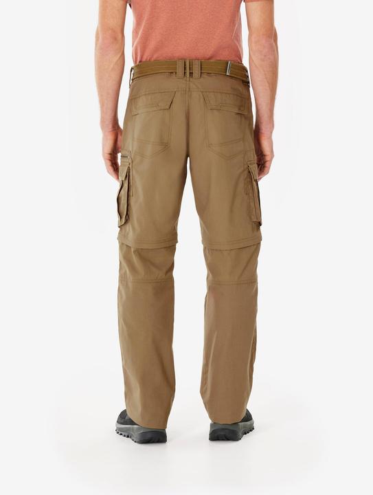 Produktbild Forclaz Zip-Off-Hose Cargohose Herren Trekking Backpacking - Travel 500 braun (46)