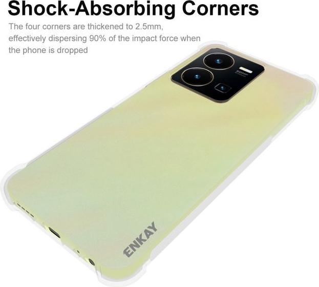 Actual product image Enkay Air-Cushion Case Series Softcase (Vivo Y35)