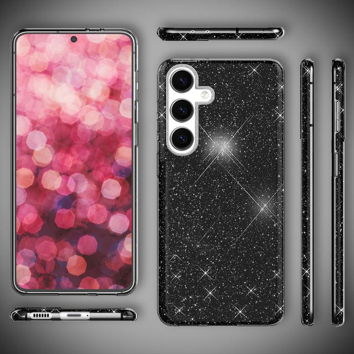 Actual product image Nalia Glitter hybrid cover (Samsung Galaxy S24)