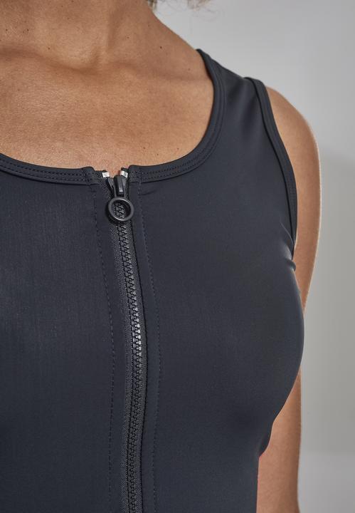 Actual product image Urban Classics Ladies Side Stripe Cropped Zip Top (XL)