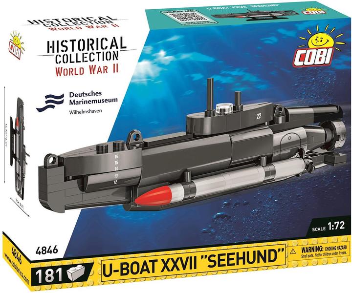 Actual product image Cobi Submarine XXVII 'Seal' / 181 pcs