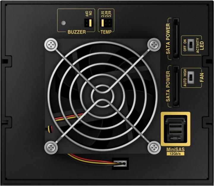 Actual product image Icy Box Backplane SATA+SAS 4x3.5" -> mini SAS IB-564SAS-12G