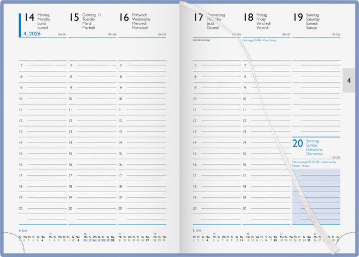 Produktbild Biella Geschäftsagenda Colorful 7 (14.5 x 20.5 cm)