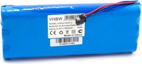 XCell Batteria adatta per Ecovacs Deebot D523, D540, D550 14.4V 1800mAh Ni-MH