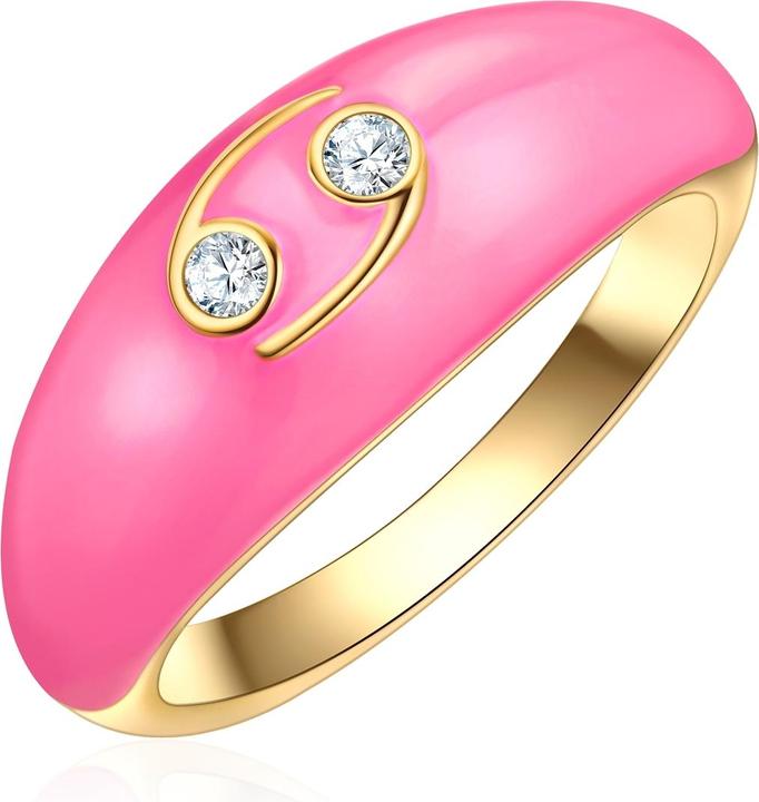 Produktbild Glanzstücke München Damen Ring Sternzeichen Krebs - 35964 (48, 925 Silber)