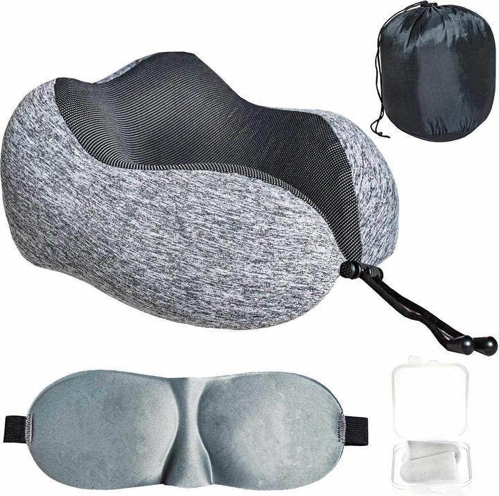 Actual product image PRO-mounts Memory Foam Travel Pillow (Head & neck pillow)