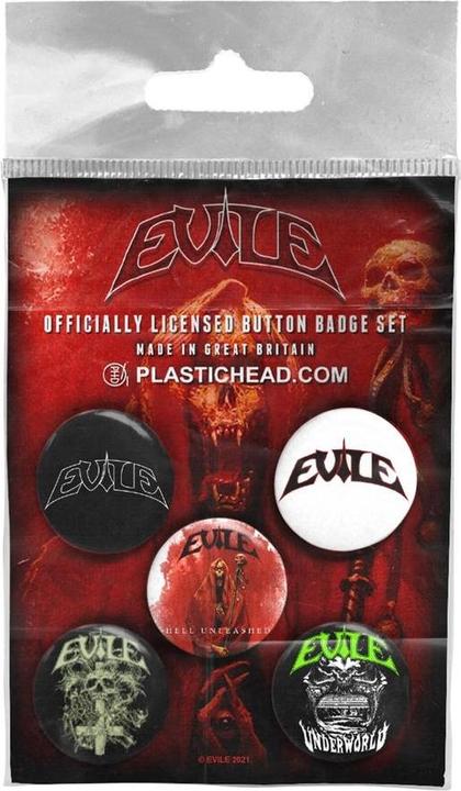 Evile Logo AnsteckerSet 5erPack
