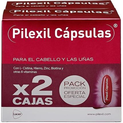 Image du produit Pilexil Parapharmacie Capsules pour cheveux et ongles 100 unités - Paquet de 2 (Lotion pour le corps)