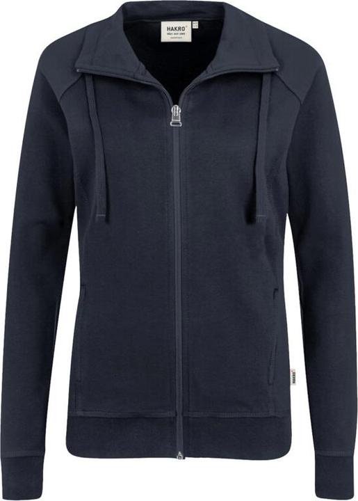 Actual product image Hakro Ladies Sweat Jacket College ink, M (M)