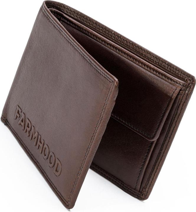 Produktbild Farmhood Memphis Geldbörse RFID Schutz Leder 12.5 cm