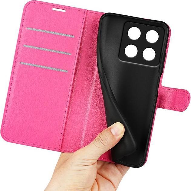 Actual product image MU Classic Litchi Leather Bookcover Series (Xiaomi 14T)