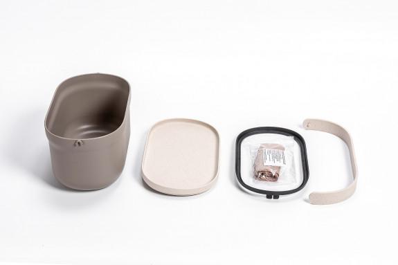 Actual product image Plastia Organic waste container with frame and bags (3.10 l)