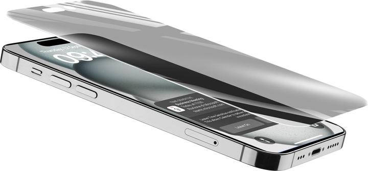 Actual product image Cellularline Top Secret Glass (1 Piece, Apple iPhone 15 Plus, Apple iPhone 15 Pro Max)