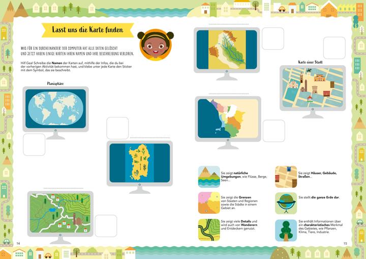 Produktbild Alles über Landkarten. Lerne Karten lesen und zeichne die Welt (Verrückt nach Geographie (Deutsch, Massimo Miato, Agnese Baruzzi, Paola Misesti, 2024)