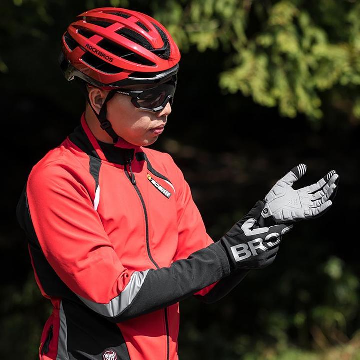 Image du produit Rockbros cycling gloves, insulated, long, size: XL - black and gray (XL)